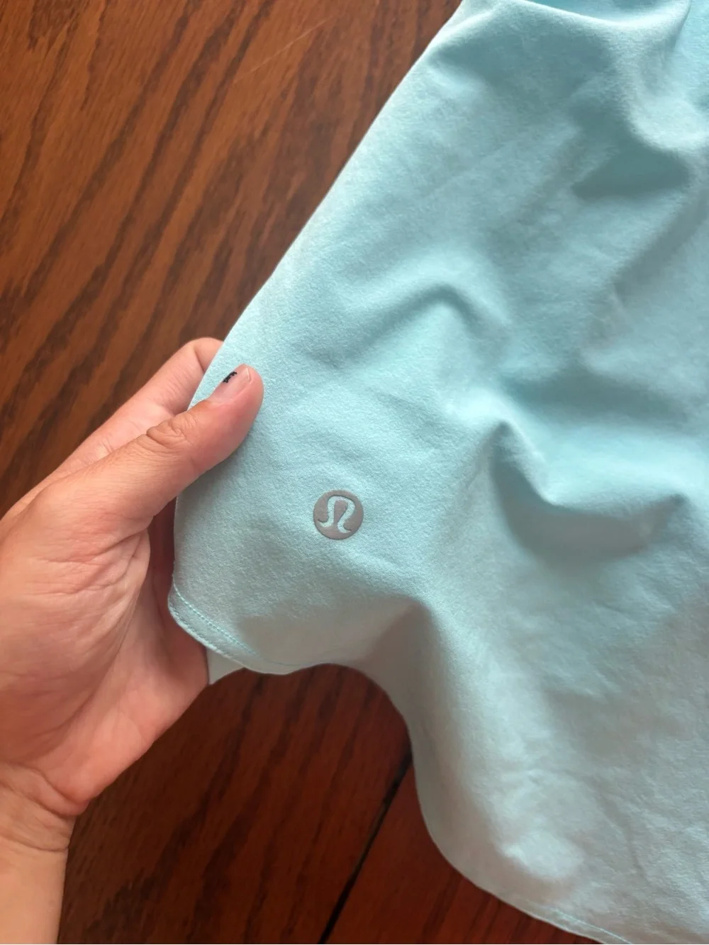 Lululemon court rival high rise skirt cyan blue tennis size 12